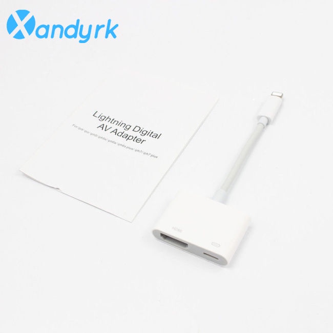 Cáp Chuyển Đổi Cổng Lightning Sang AV TV HDMI Cho iPad Air iPhone 6 6S 7 7Plus