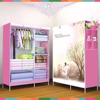tủ vải 3d đựng quần áo - tủ vải