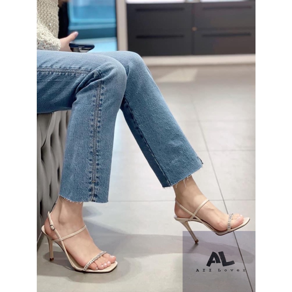 SANDAL CAO GÓT ALI LOVER - GUỐC NỮ QUAI DÂY MẢNH - GIÀY THỜI TRANG HỞ HẬU QUAI CÀI 9 PHÂN - AG220753