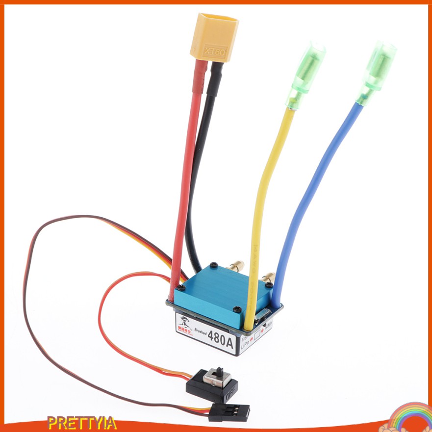 Mạch kiểm soát tốc độ ESC 480A 5V 3A 2 chế độ cho đồ chơi điều khiển từ xa