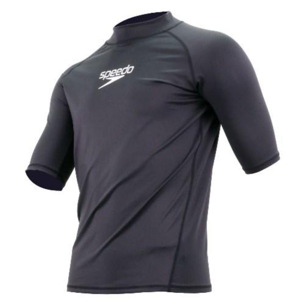 Đồ Bơi Chống Nắng Nam Speedo Essential Male Rashguard S/S - SOJ20008-BKWH