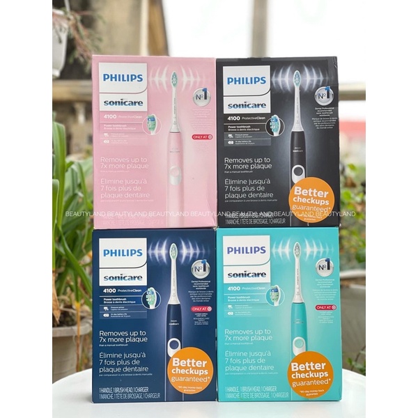 Bàn Chải Điện Philips Sonicare 4100 - Hàng chính hãng