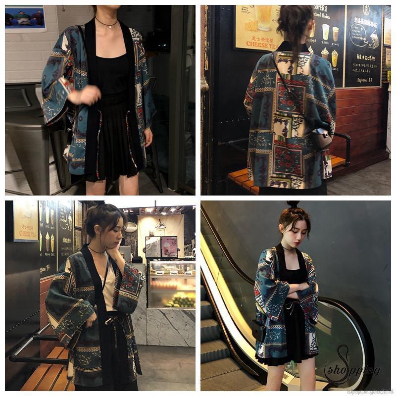 Áo khoác Kimono chống nắng họa tiết hoa thời trang đi biển cho nữ | BigBuy360 - bigbuy360.vn