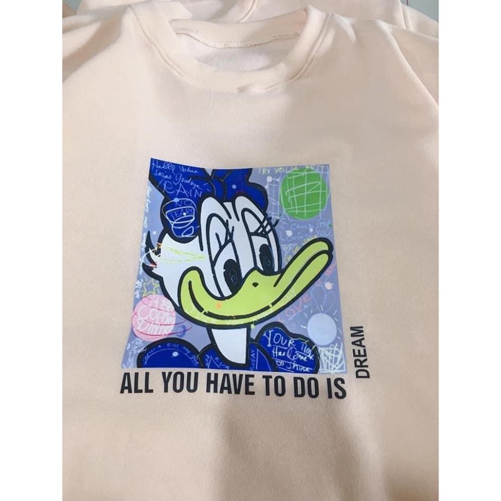 Áo Sweater Nữ, Áo Khoác Nữ Sweater Vịt Donan Form Siêu Thụng Siêu Xịn. | BigBuy360 - bigbuy360.vn