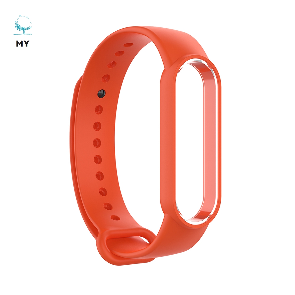 Dây Đeo Thay Thế Chất Liệu Tpu Màu Trơn Cho Xiaomi Mi Band 5