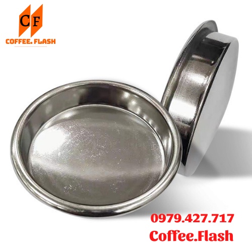 Phin mù inox (filter mù inox) vệ sinh máy pha cà phê, phin mù cao su vệ sinh máy pha cà phê