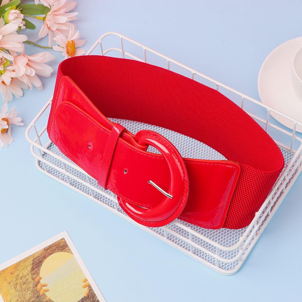 Thắt Lưng Nữ Bản Rộng Màu Trơn Cá Tính