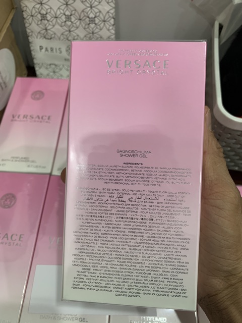 Sữa tắm Versace Bright Crystal Bath & Shower Gel 200ml full seal | BigBuy360 - bigbuy360.vn