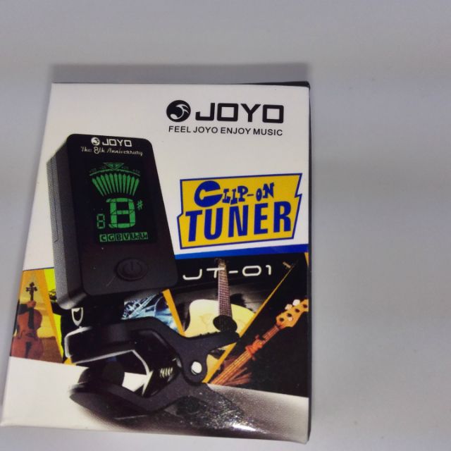 Tuner joyo - có giấy hướng dẫn chỉnh dây đàn theo tone các loại đàn.
