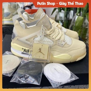 [Giá Gốc] [FreeShip] Giày Thể Thao Jd4 , Giày Sneaker Jordan 4 sữa off white vnxk mới nhất,hót nhẩt