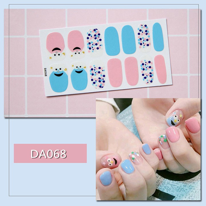 Nail Wraps Set Dán móng tay 14 miếng nhiều mẫu DA061-080