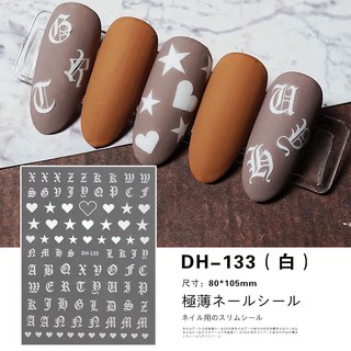 Sticker dán móng nail nhiều mẫu 1025