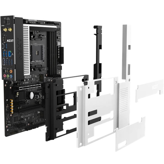 Bo mạch chủ Mainboard NZXT N7 B550 Matte ( Đen / Trắng)