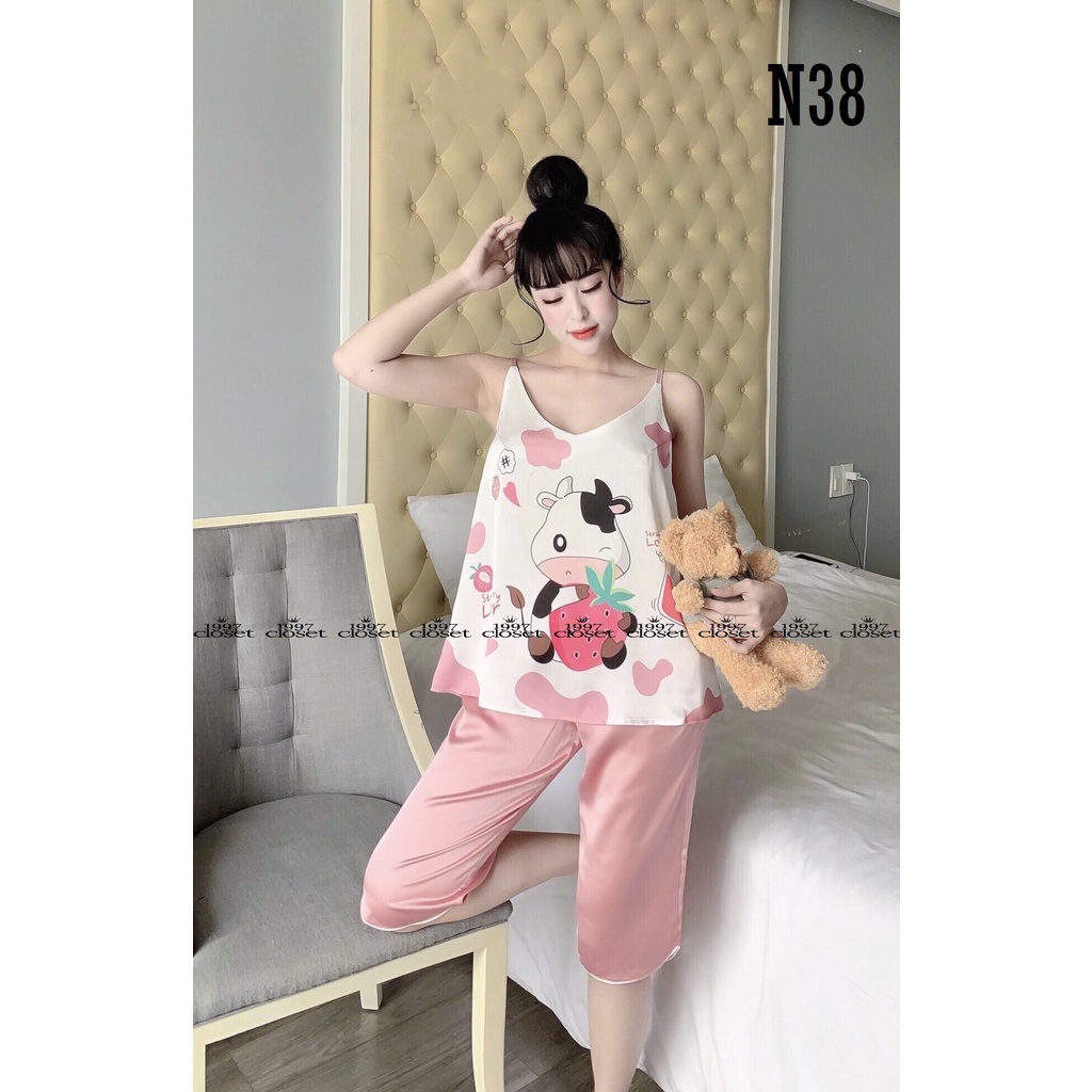 Set Bộ 2 Dây Bò Sữa Quần Lửng N38 - 1997Closet | BigBuy360 - bigbuy360.vn