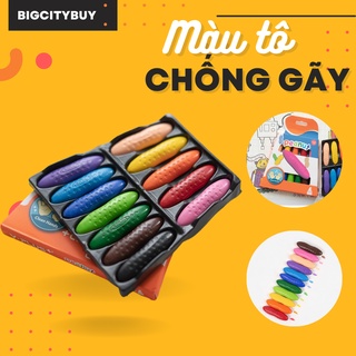Bộ 12 Màu Hữu Cơ Tập Vẽ Dành Cho Bé - Không Dây Màu Ra Quần Áo