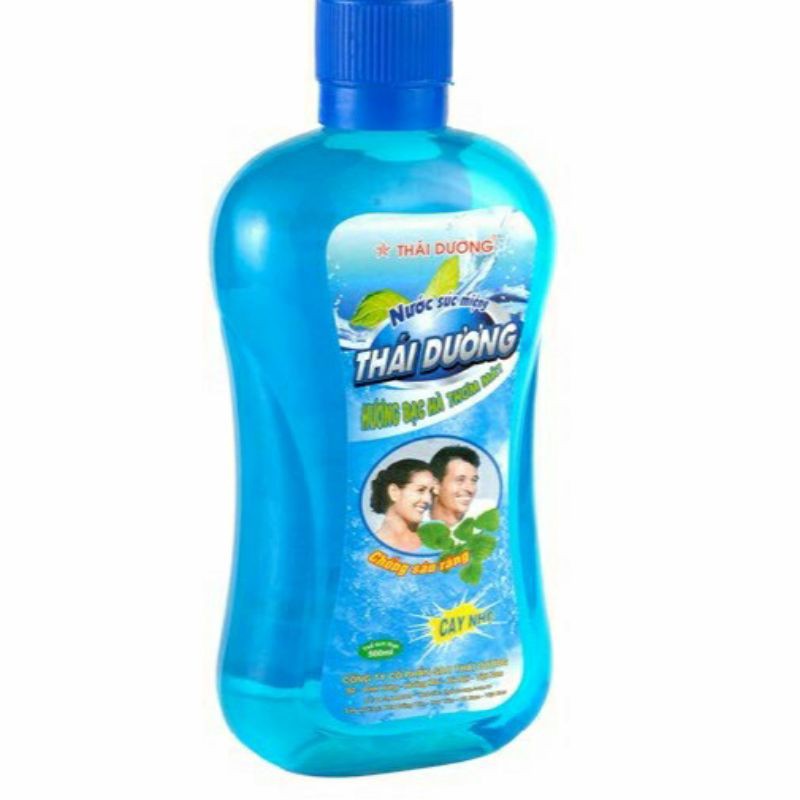 Nước Súc Miệng Vị Bạc Hà Thái Dương  Người Lớn 500ml Và Vị Cam Trẻ Em 250ml