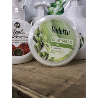 mặt nạ đất sét oliu vedette 145g cam kết chính hãng