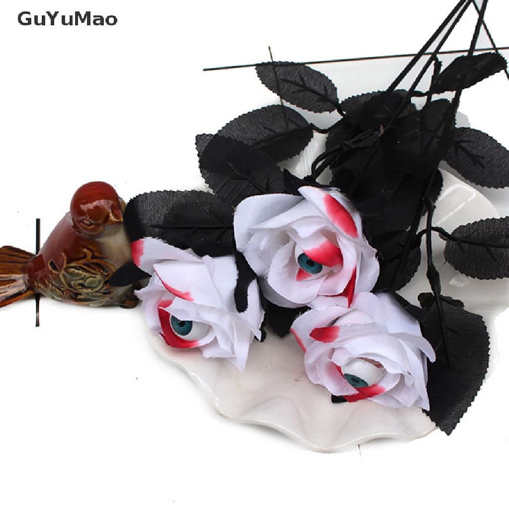 Hoa Hồng Giả Màu Đen Trang Trí Halloween