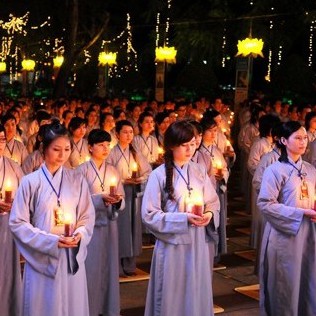 ÁO TRÀNG PHẬT TỬ ĐI CHÙA hoặc tu tại gia  nam nữ - áo pháp choàng khi hành lễ vải kate giặt máy thoải mái