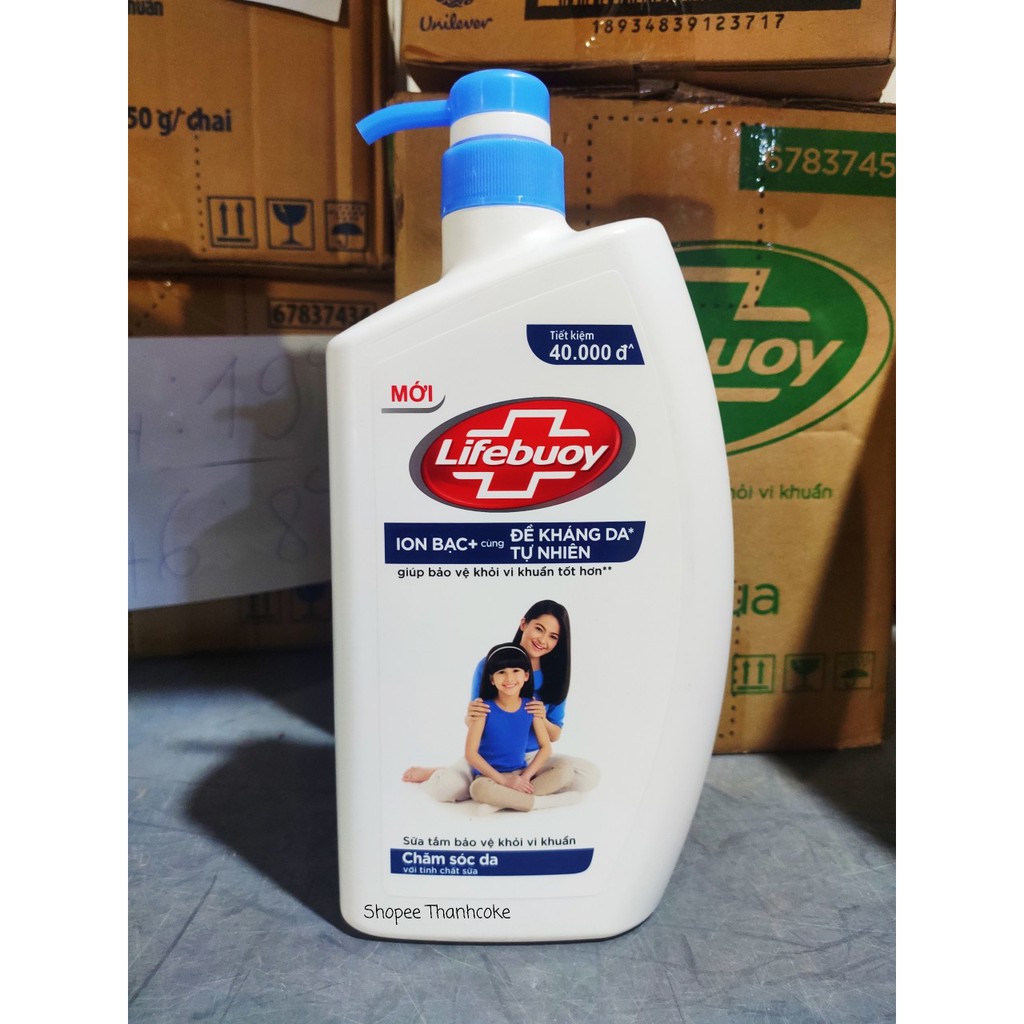 LIFEBUOY Sữa Tắm Bảo Vệ Vượt Trội Chăm Sóc Da 850g 850 g