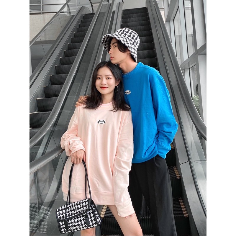 [LOCAL BRAND]  Áo Sweater Logo CINDER - Áo Nỉ Trơn Unisex streetwear form rộng 9 Màu 💙💙