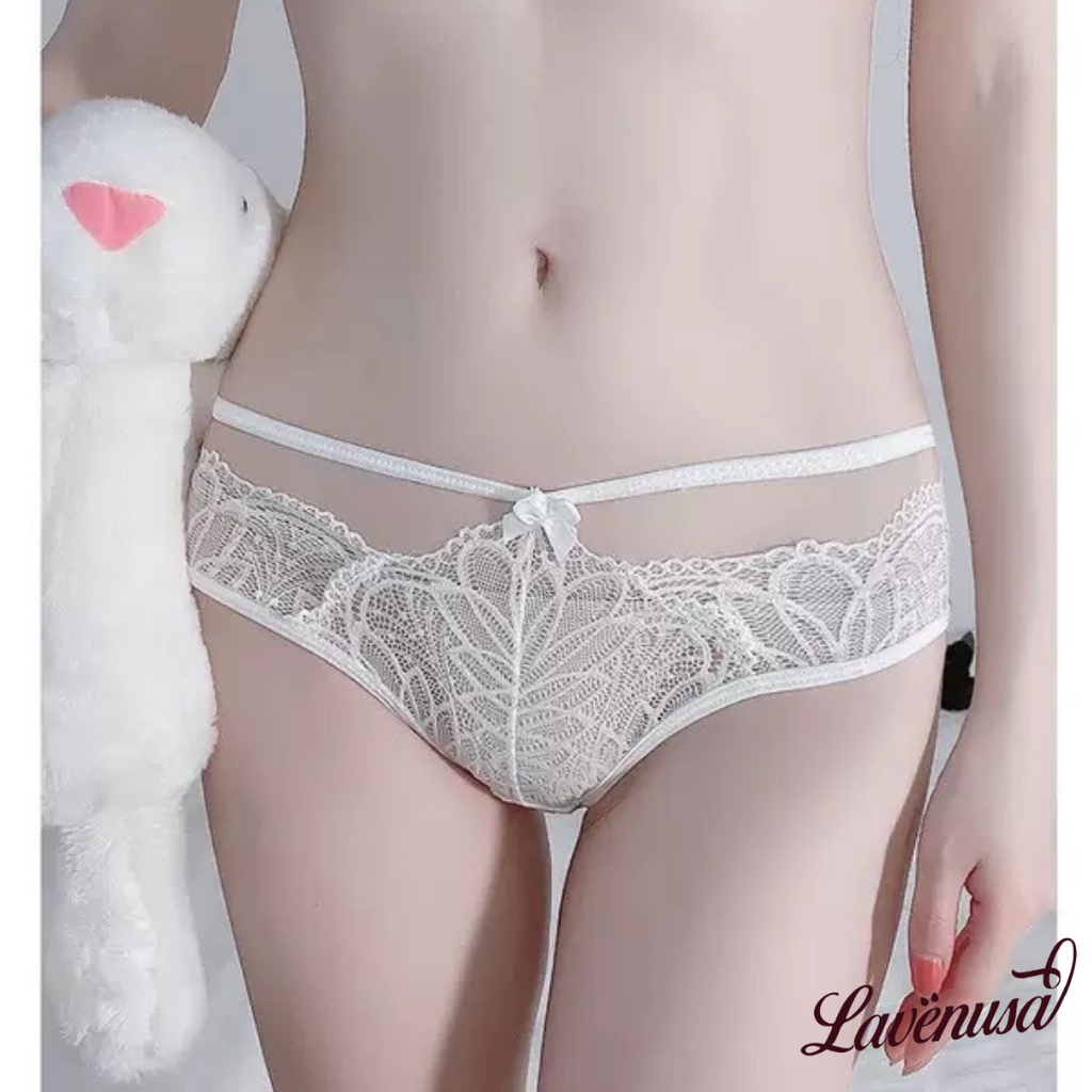 Quần lót nữ ren xuyên thấu quyến rũ cao cấp mềm mại gợi cảm LAVENUSA QL39