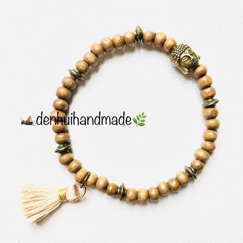 Lắc Tay Chuỗi Hạt Gỗ Tịnh Tâm 🦗denhuihandmade☘️