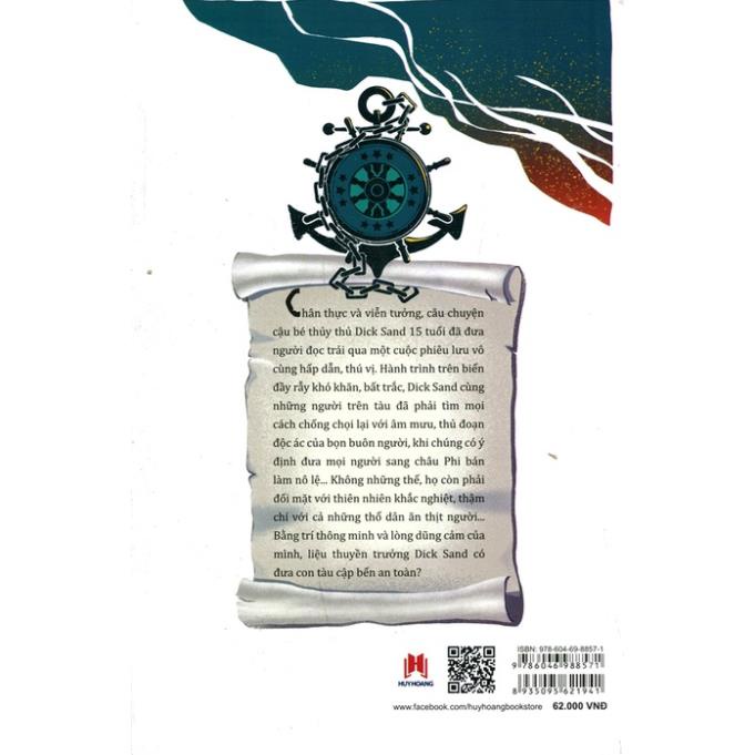 Tiểu thuyết - Thuyền trưởng tuổi 15 - Tác giả Jules Verne - Huy Hoàng