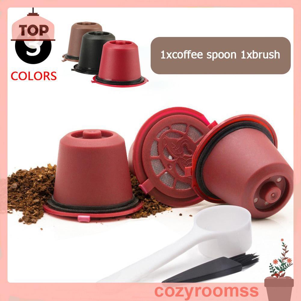Bộ 3 Cốc Lọc Cà Phê Có Thể Tái Sử Dụng Cho Máy Pha Nespresso