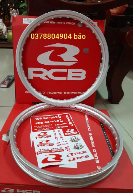 NIỀNG RCB chính hãng trước 1.4 sau 1.6 gắn dc tất cả loại xe