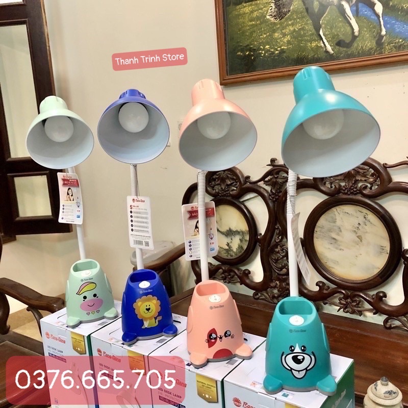 Đèn học sinh để bàn Rạng Đông RL24/25/27 (5W) chống cận thị ,bảo vệ mắt - Bảo hành 12 tháng toàn quốc