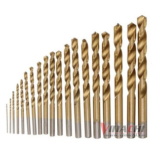 BỘ 19 MŨI KHOAN THÉP HSS - ĐỘ BỀN CAO, HOẠT ĐỘNG HIỆU QUẢ, PHÙ HỢP MỌI CÔNG VIỆC