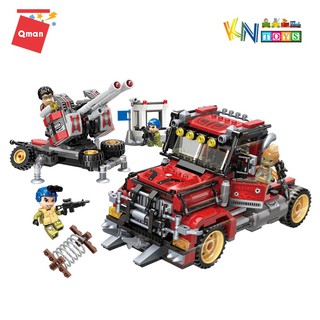 Đồ chơi lắp ráp, xếp hình Qman 3213: Surface-to-air missile launch vehicle (719 mảnh ghép)