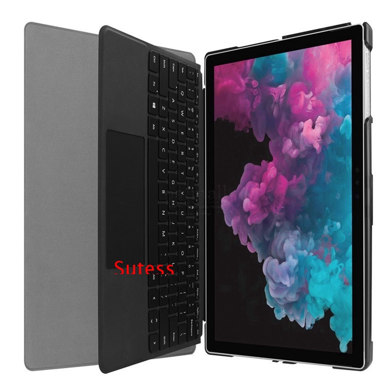 Ốp da bảo vệ có từ tính có chân đỡ thông minh cho Microsoft Surface Pro 7 / 6 / 5 / 4 12.3 inch