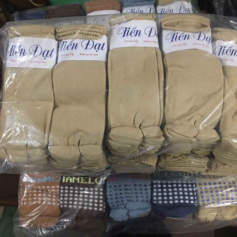 combo 10 đôi - Vớ cotton nữ dày, mịn