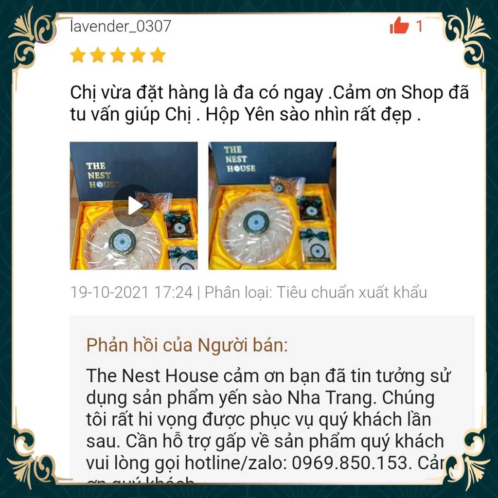 [HÀNG CÔNG TY] 100g tổ yến sào Nha Trang Khánh Hoà sợi ngắn - Yến sào tinh chế cao cấp  - The Nest House | BigBuy360 - bigbuy360.vn