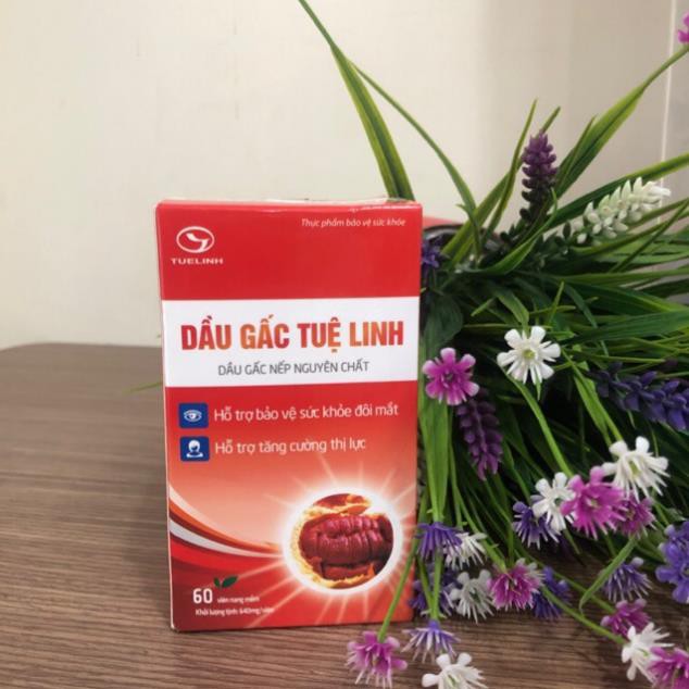 Dầu gấc Tuệ Linh lọ 60 viên