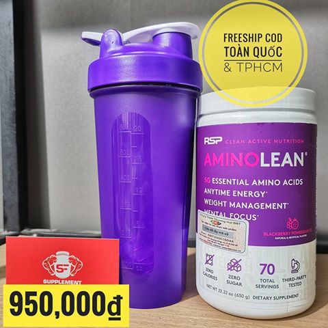 RSP Nutrition AMINO LEAN 70 LẦN DÙNG - CHÍNH HÃNG CÔNG TY BBT - BCAA - EAA