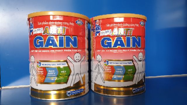 Sữa Arti Gain dành cho trẻ Suy dinh dưỡng, Biếng ăn (900g) - mẫu mới 2021