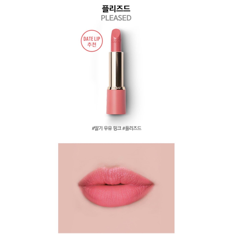 (ĐỦ BILL) SON ESPOIR NOWEAR LIPSTICK