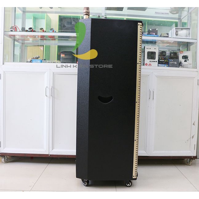 Loa Kéo Hosan DX 2-9915 - Công Suất 1000W, Bass đôi 4 tấc, Hỗ trợ kết nối bluetooth, cổng USB, khe cắm thẻ nhớ