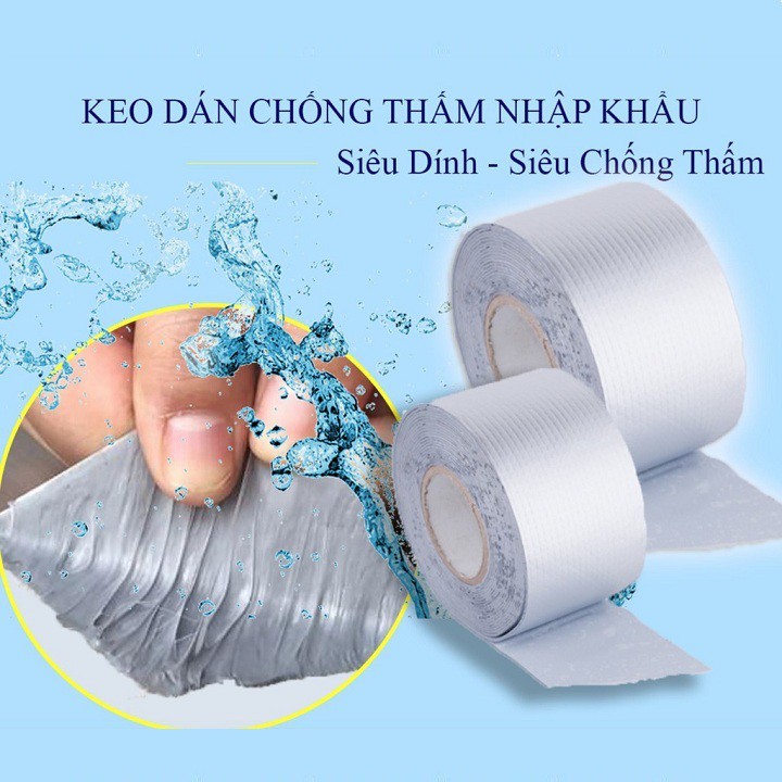 Băng Dán Chống Thấm, Băng Dính SAKYSE Băng Keo Chống Dột Công Nghệ Nhật Bản - Bảo Hành 10 Năm