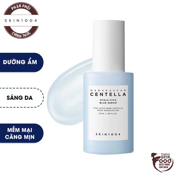 Tinh Chất Dưỡng Ẩm Làm Sáng Da Skin1004 Madagascar Centella Hyalu-Cica Blue Serum 50ml