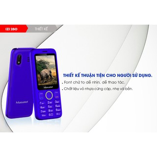 Điện thoại Masstel IZi 280 - 2.8 inch