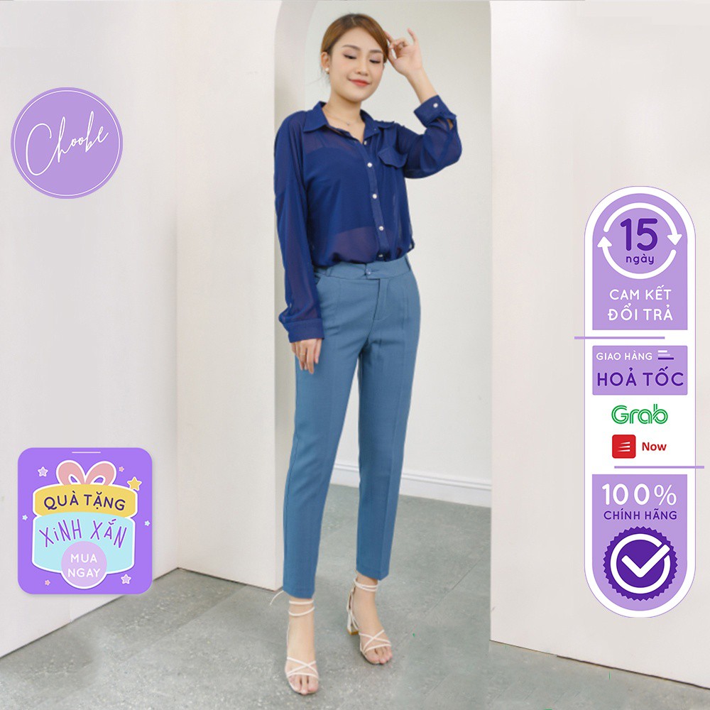 Quần tây nữ Choobe chất vải cao cấp 3 màu, âu công sở mặc tôn dáng -Q09 - Hàng mới về