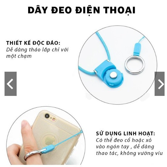 FREESHIP 99K TOÀN QUỐC_[SALE SẬP GIÁ] Combo 10 Dây đeo thẻ, đeo điện thoại đa năng hàng chuẩn