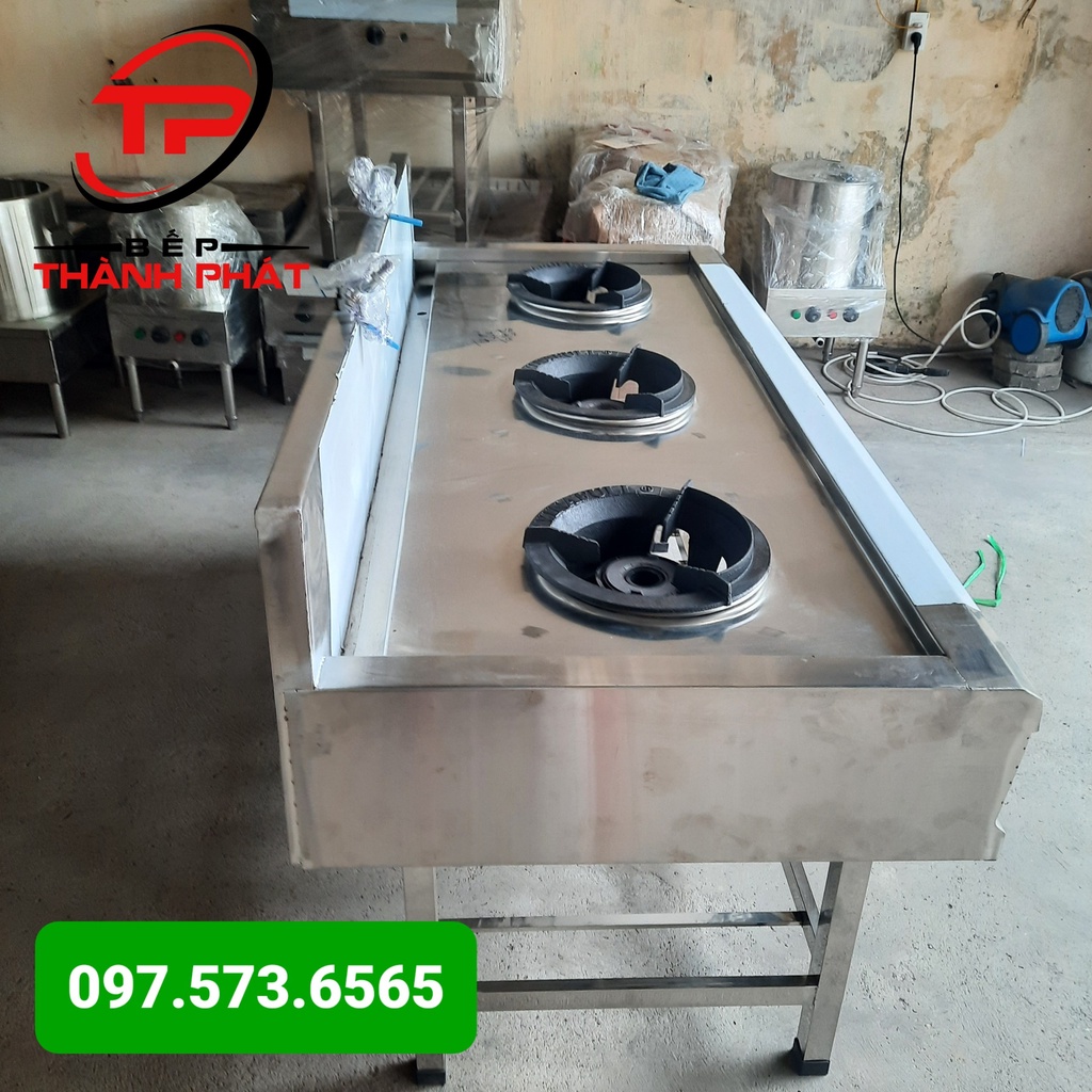 Bếp Á 3 họng giá rẻ , Bảo Hành 12 Tháng, Bộ đốt gas siêu bền