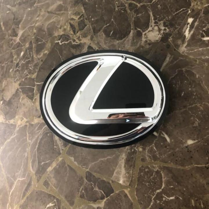 Logo biểu tượng truớc xe Lexus, kích thước 150mm, 163mm và 175mm, chất liệu Nhựa PMMA + Phủ thủy tinh hữu cơ cơ