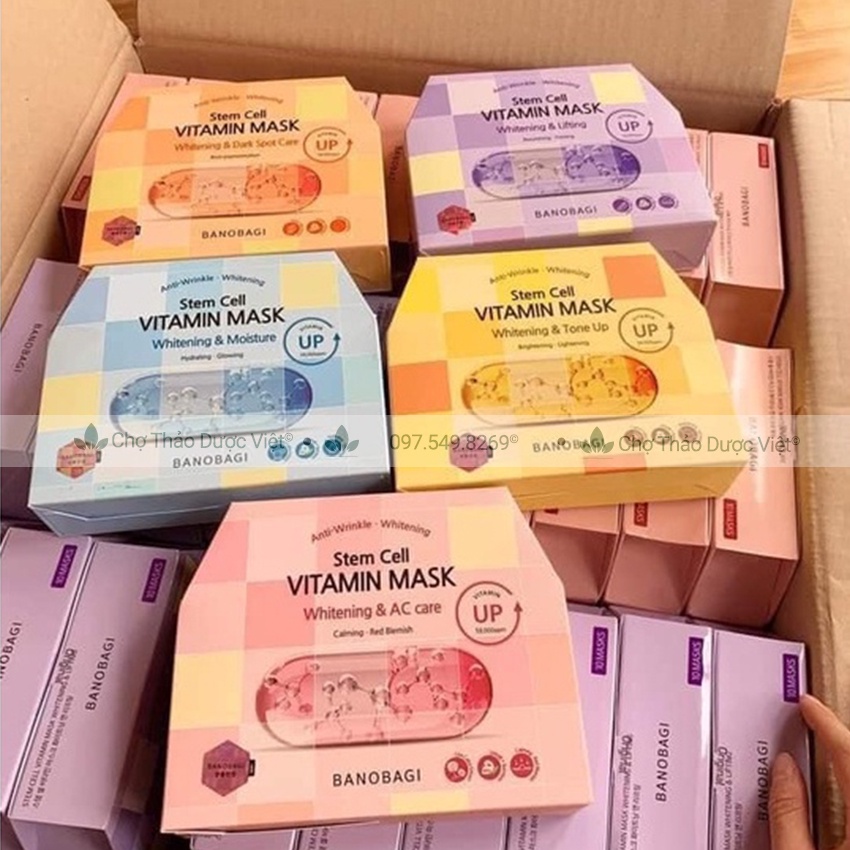 Mặt nạ vitamin Banobagi ( Mặt nạ giấy dưỡng ẩm, trắng da, mờ nám) - Chợ Thảo Dược Việt