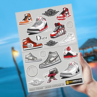 Hình Dior Air Jordan | Sticker Dán Điện Thoại , Dán Laptop , Tem Dán Xe Chống Thấm Nước, Chống Bay Màu